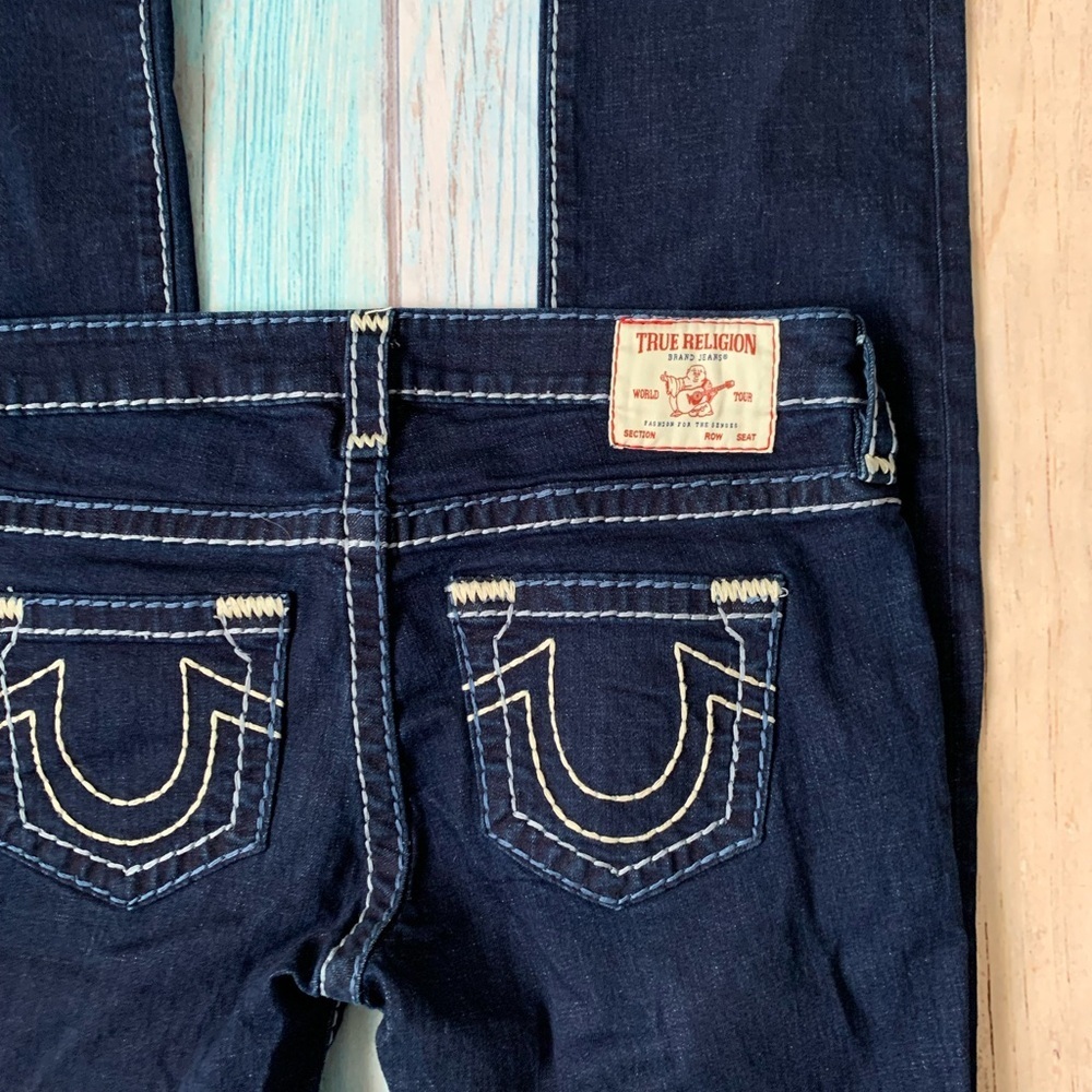 Billie low rise straight true religion Dark Blue Jeans - Picture 9 of 9